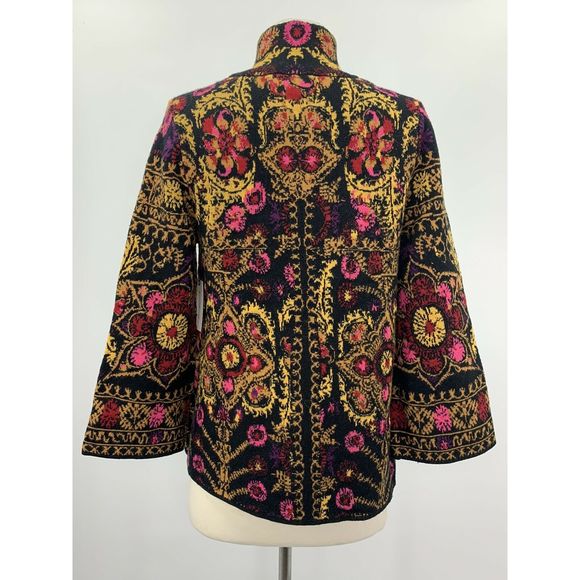 Anthropologie Moth Tapestry Floral  Sweater Rare - Picture 2 of 8